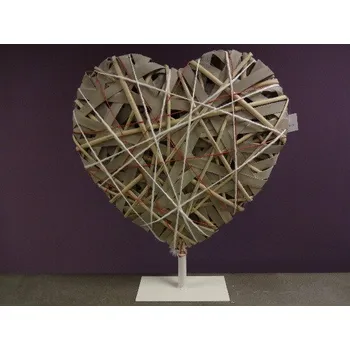 Srdce stojící barevné, M|Ego Dekor