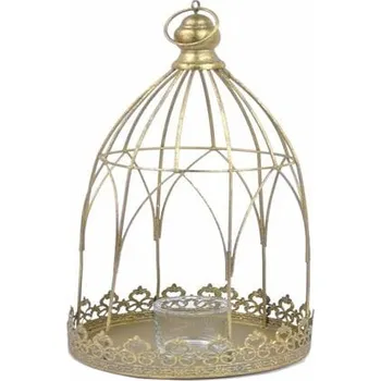 Svícen Dekorace/Svícen Ptačí klec, 16x36x16cm, ks|Ego Dekor