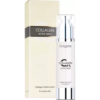 Pleťový krém For Life & Madaga Collagen active krém