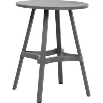 Zahradní stůl Nardi Šedý plastový zahradní barový stůl Combo 60 cm