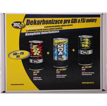 Auto-moto BG products BG6577MOK - Sada pro dekarbonizaci - benzín FSI/GDI (BG109, 115, 208) - krabice KIT