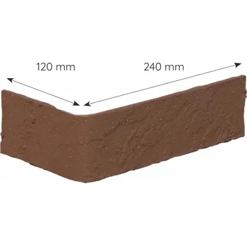 Prefabrikovaný roh Izoflex - vzor Reliéf