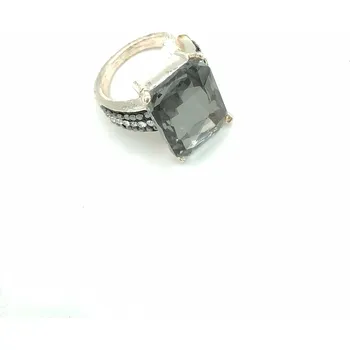 Prsten Šeherezád Prsten - Nisan - šedý Velikost prstenu: 7