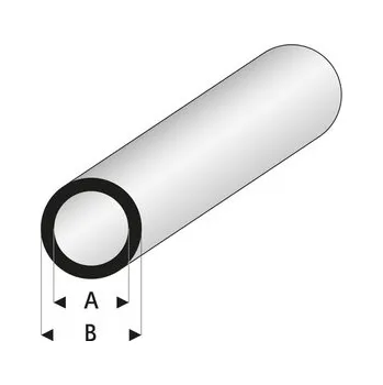 Raboesch profil ASA trubka 6x7x1000mm