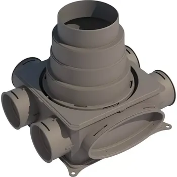 Brilon Octopus DBOX 206 distribuční box, 6x výstup, univerzální spod- ní připojení DN125-180