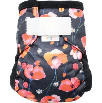 Plenkové kalhoty Breberky Kapsová plenka (S) - Sedmikrásky v makovém poli SZ