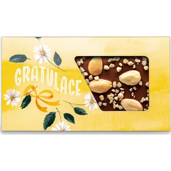 Čokoláda Choklid Gratulace | 55% čokoláda s mandlemi