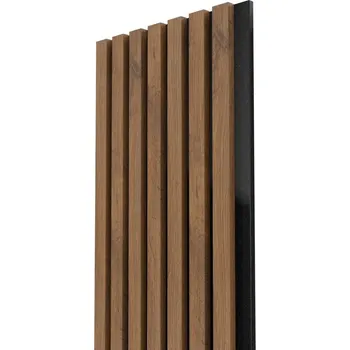 Obklad NOVÁK Vzorek - Wall Concept akustický panel dub Livingstone tabákový, MDF + filc V-AAWALL 300M028/33