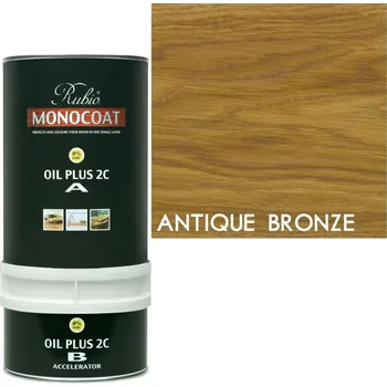 Olej na dřevo Rubio Monocoat Oil Plus 2C ANTIQUE BRONZE 390 ml