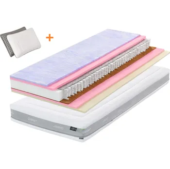 Matrace Tropico AUSTIN AIR GEL - matrace s multi-taškovými pružinami a hybridní pěnou – AKCE „Férové ceny“ 180 x 200 cm + polštář Tom Kokos jako dárek!, snímatelný potah