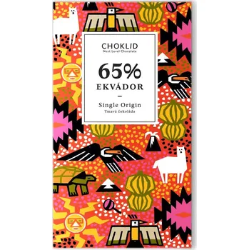 Čokoláda Choklid 65% Bean To Bar tmavá čokoláda - Ekvádor