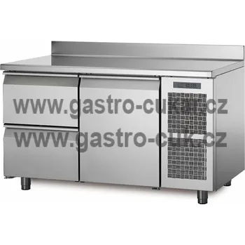 Coldline Chladící stůl TA13/2M s deskou a zadním lemem