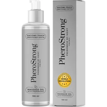 Olej masážní PheroStrong By Night s feromony pro muže 100 ml - s kupónem KUP15 cena 339 Kč + extra diskrétní expedice