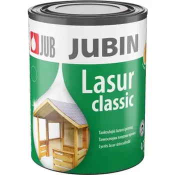 Lak na dřevo Jub Jubin Lasur Classic - Tenkovrstvá lazura na dřevo 0,75L > 17 - Teak