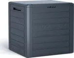 Prosperplast Zahradní box WOODEBOX antracit 58,5 cm - 140L