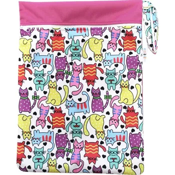 Pytel na pleny Breberky Pytel PUL - Kočky S