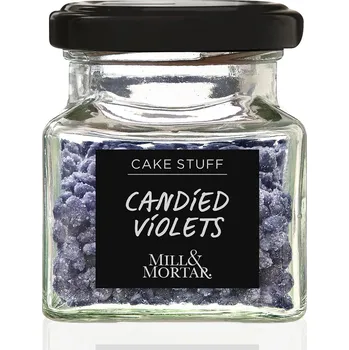 Kandované ovoce Mill & Mortar Kandované fialky 40 g