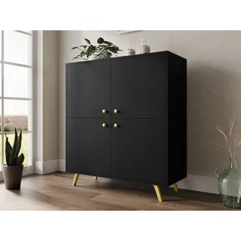 Komoda Astrodon D4, Barva: černá MIRJAN 5903211316968