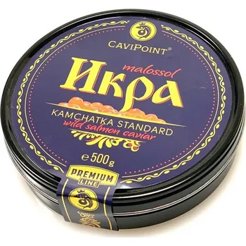 konzervovaná ryba Kaviár z lososa kamčatka 500 g