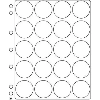 Sběratelství Leuchtturm albové listy NUMIS Průměr mince (vnitřní průměr kapsle): 40 - 41 mm