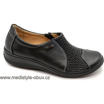 Dámská zdravotní obuv MEDISTYLE 1H-717/Č STREČ vycházková obuv vel.36-41, --- - 36