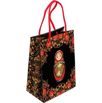 Dárková taška Darková taška MATREŠKA L ČERNÁ