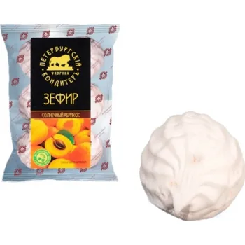 Bonbon Zefír s kousky meruňek 310g Peterburgskij Konditer