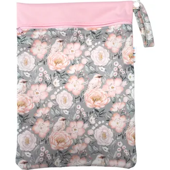 Pytel na pleny Breberky Pytel PUL - Vrabčák v růžích L