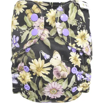 Plenkové kalhoty Breberky Ai2 BIO (S) - Noční zahrada PAT