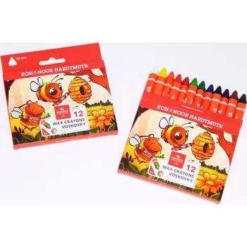 Voskovky trojhranné Kohinoor, 8272-12, průměr 10 mm