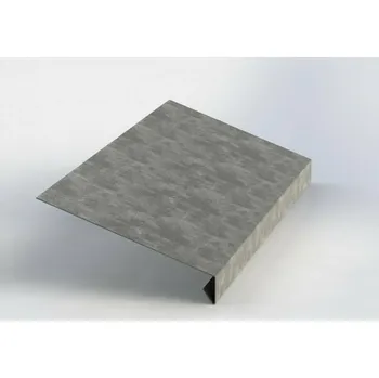 Plech Okapnice RŠ 250 2 bm Přírodní pozink