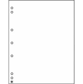 Obal pro sběratelský předmět Albové mezilisty NUMIS Leuchtturm - černé, bílé (10 ks) Barva: Bílá