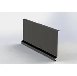 Závětrná lišta pod krajovou tašku RŠ 250 3 bm Černá (RAL 9005)