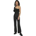 Asymetrické dámské organické body Urban Classics s jedním rukávem Barva: Černá, Velikost: XL