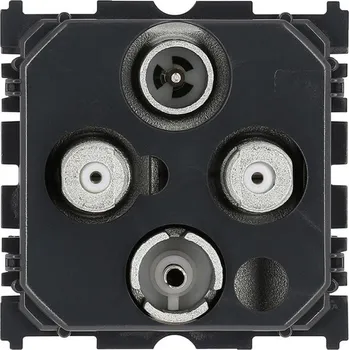 Elektrická zásuvka LEG 67393 CL ZÁSUVKA TV-RD-SAT+SAT 2KAB