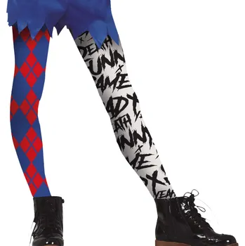 Karnevalový doplněk Guirca - Dívčí punčochy - Harley Quinn