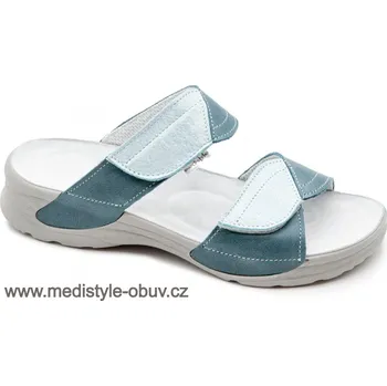 Dámská zdravotní obuv MEDISTYLE JORGA 8J-T17/9-9 pantofel modrý, --- - 41