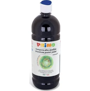 Vodová barva primo 9512110 Plakátová barva 1000 ml - Černá