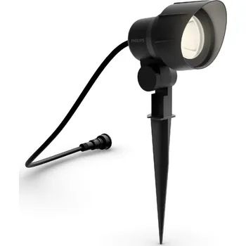 Venkovní osvětlení Philips Venkovní zapichovací Low Voltage LED bodové svítidlo 1x6W 600lm 2700K 12V IP44 nestmívatelné, černé