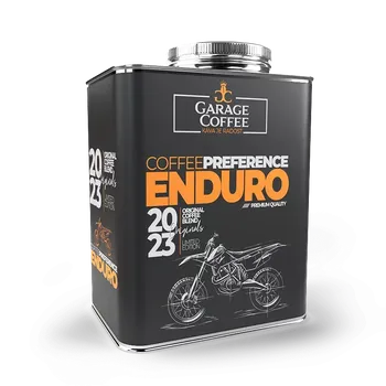Káva kanister Enduro zrnková nebo jemně mletá (Káva pro motorkáře)