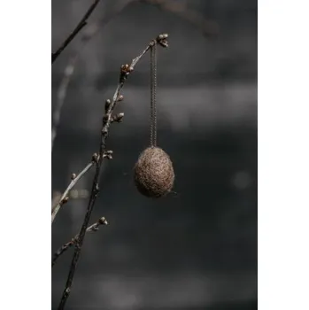 Velikonoční dekorace Velikonoční vajíčko Ullas Brown 3 cm