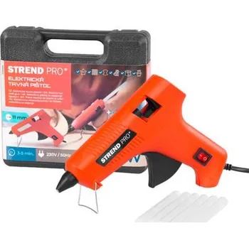 Tavná pistole STREND PRO Pištoľ Strend Pro, tavná lepiaca, v kufríku, 60-80 W, na tavné tyčinky 11 mm