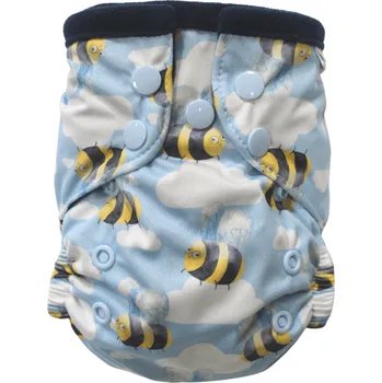 Plenkové kalhoty Breberky Kapsová plenka (S), bez křidélek - Vosáci v letu PAT