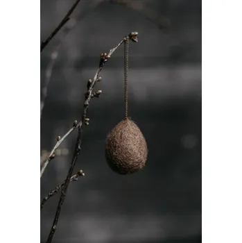 Velikonoční dekorace Velikonoční vajíčko Ullas Brown 5 cm