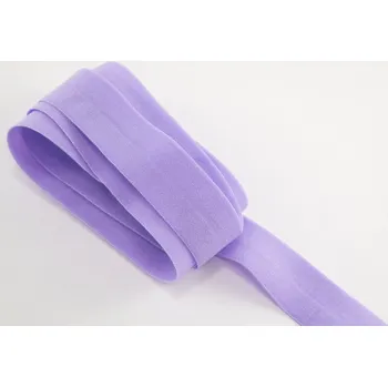 Lemovací pruženka - světle fialová matná - šířka 2 cm