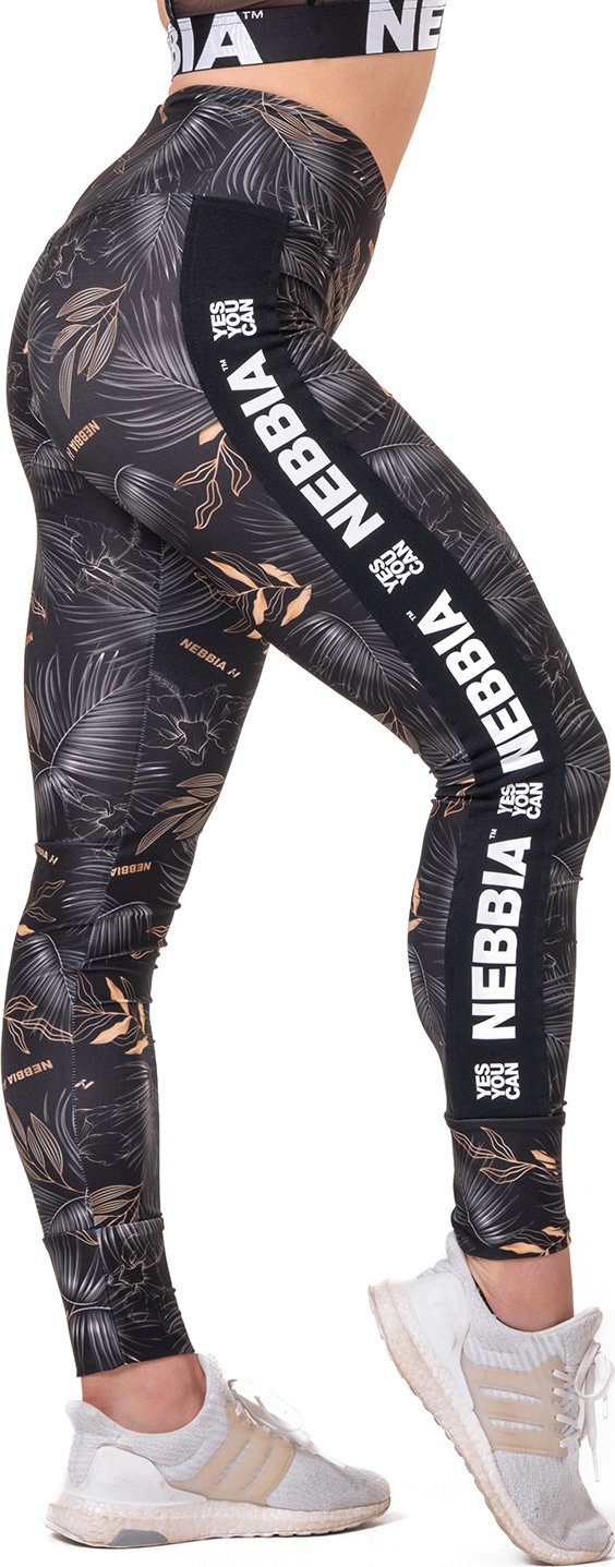 Nebbia Gold Mesh leggings 829 - Black – Urban Gym Wear