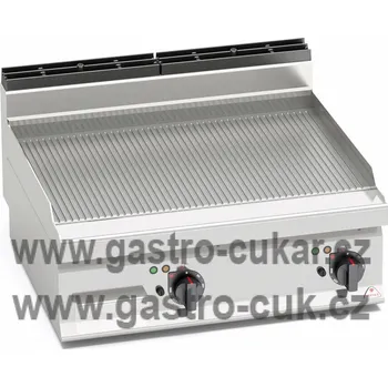 Kuchyňský gril Grilovací rýhovaná plotna Bertos E7FR8BP-2
