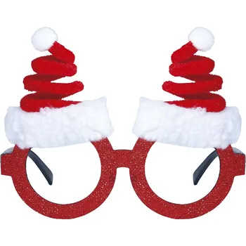 Karnevalový doplněk Guirca Brýle - Vánoční čepice