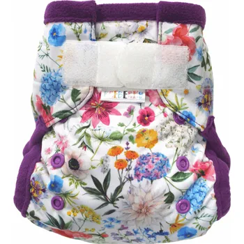 Plenkové kalhoty Breberky Kapsová plenka (S) - Hortenzie SZ