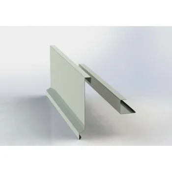 Závětrná lišta RŠ 375 - ze dvou kusů pro plastovou šindel 1 bm Prachově šedá (RAL 7037)